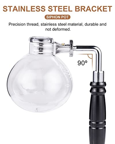 YUCHENGTECH 5-Cup (600ml) Glass Siphon Coffee Maker - Vacuum Brewing System for Home & Cafe Use | Perfect for Pour Over Coffee, Specialty Brewing & Gift Giving