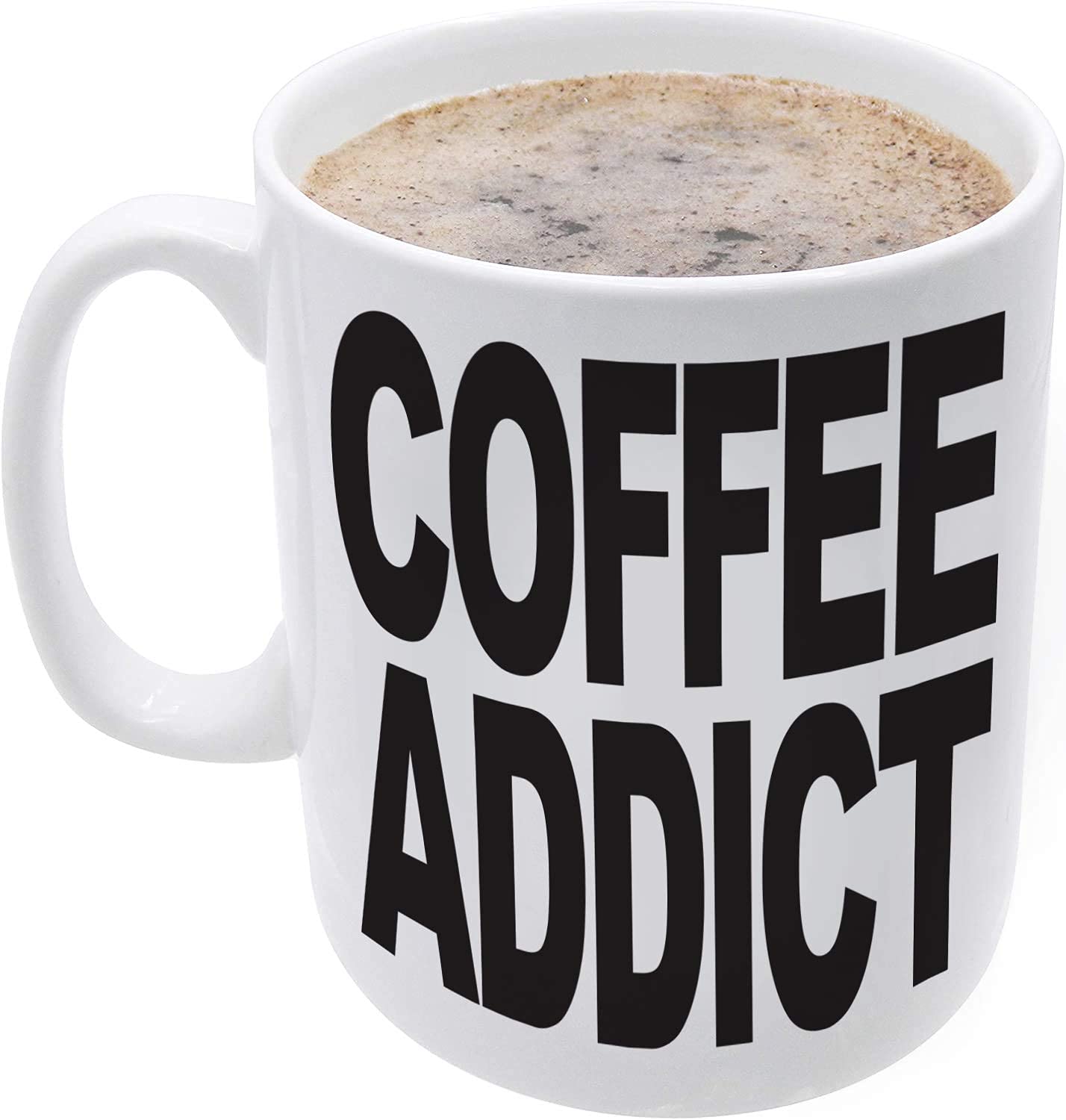 Extra Large 28oz Coffee Mug - Oversized Ceramic Cup for Coffee Lovers, Big Drinkers & Office Décor - Perfect Gift for Men, Secret Santa & Coffee Addicts (Great for Home, Office & Gag Gifts)