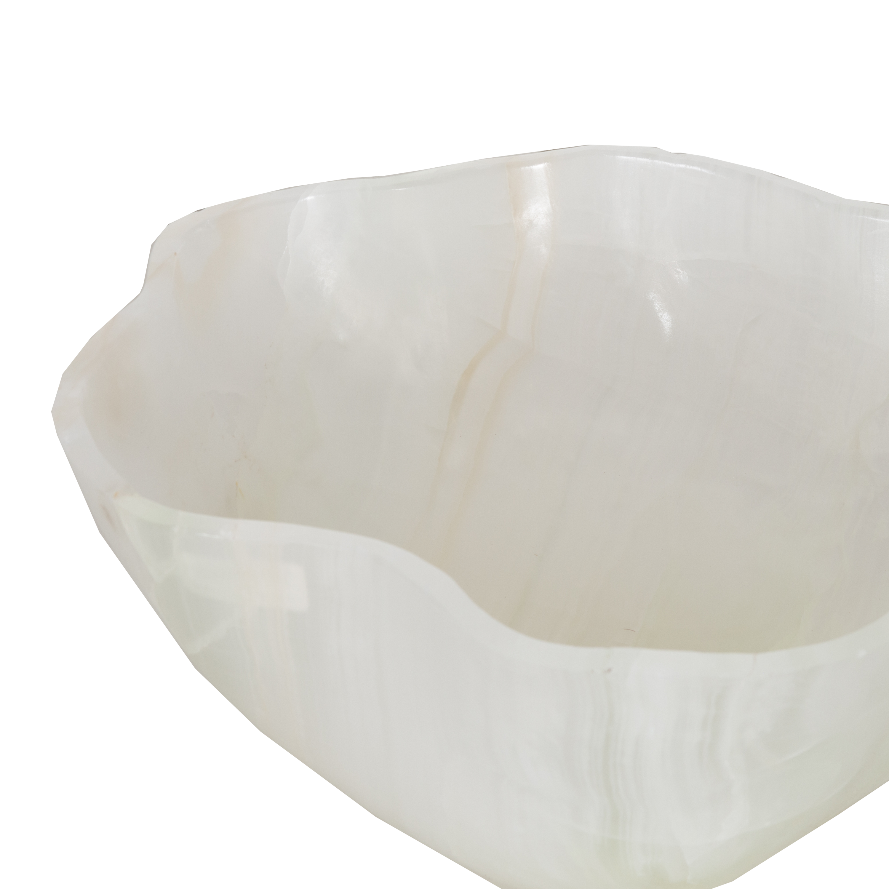 Freeform Onyx Bowl - Handcrafted Natural Stone Decorative Bowl for Home Decor, Jewelry Display & Meditation | Perfect for Centerpieces, Gift Giving & Zen Spaces