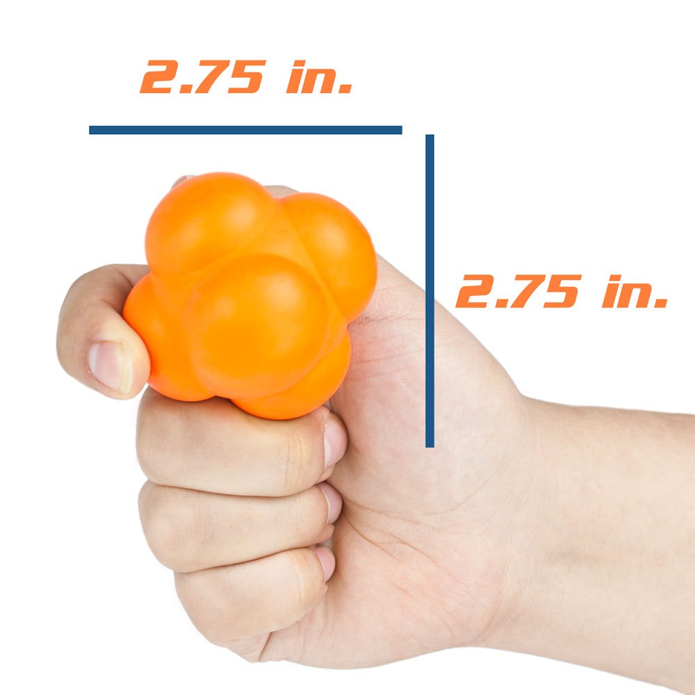 Crown Reaction Ball - Agility Trainer for Sports & Fitness (White)