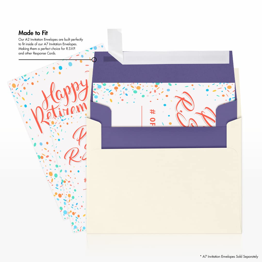 Premium A2 Invitation Envelopes 4 3/8