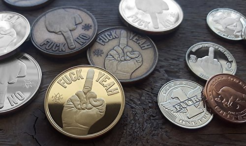 ZFG Inc. Bronze Decision Maker Coin - Fun Novelty Gift for Adults - Flip Coin for Choices & Entertainment - Perfect for Parties, Gag Gifts & Office Pranks
