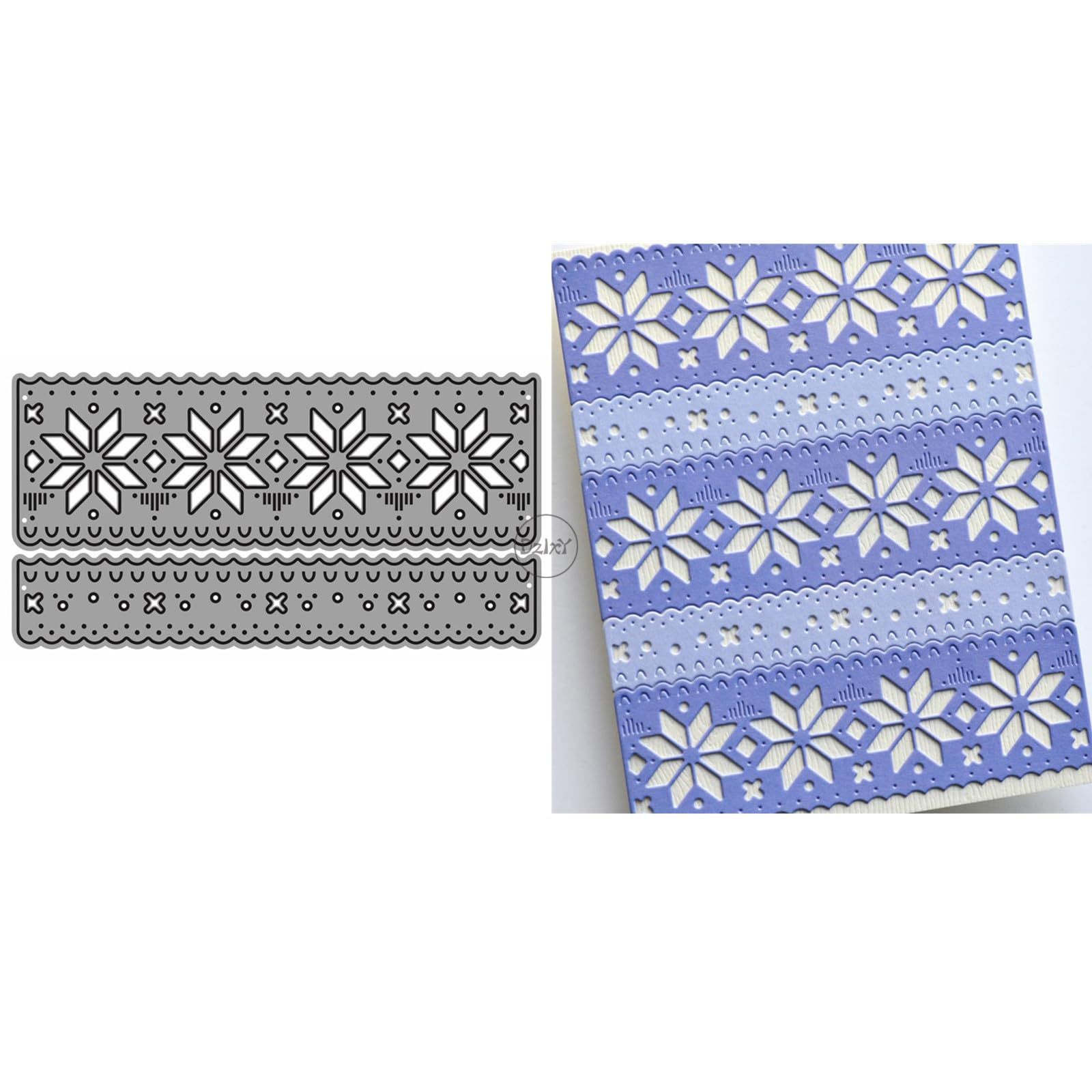 Christmas Hollow Lace Metal Cutting Dies Set - DIY Card Making Kit, Embossing Paper Die Cuts for Scrapbooking, Stencils & Craft Machine Templates - Perfect for Holiday Greeting Cards, Gift Tags & Home Decor Projects