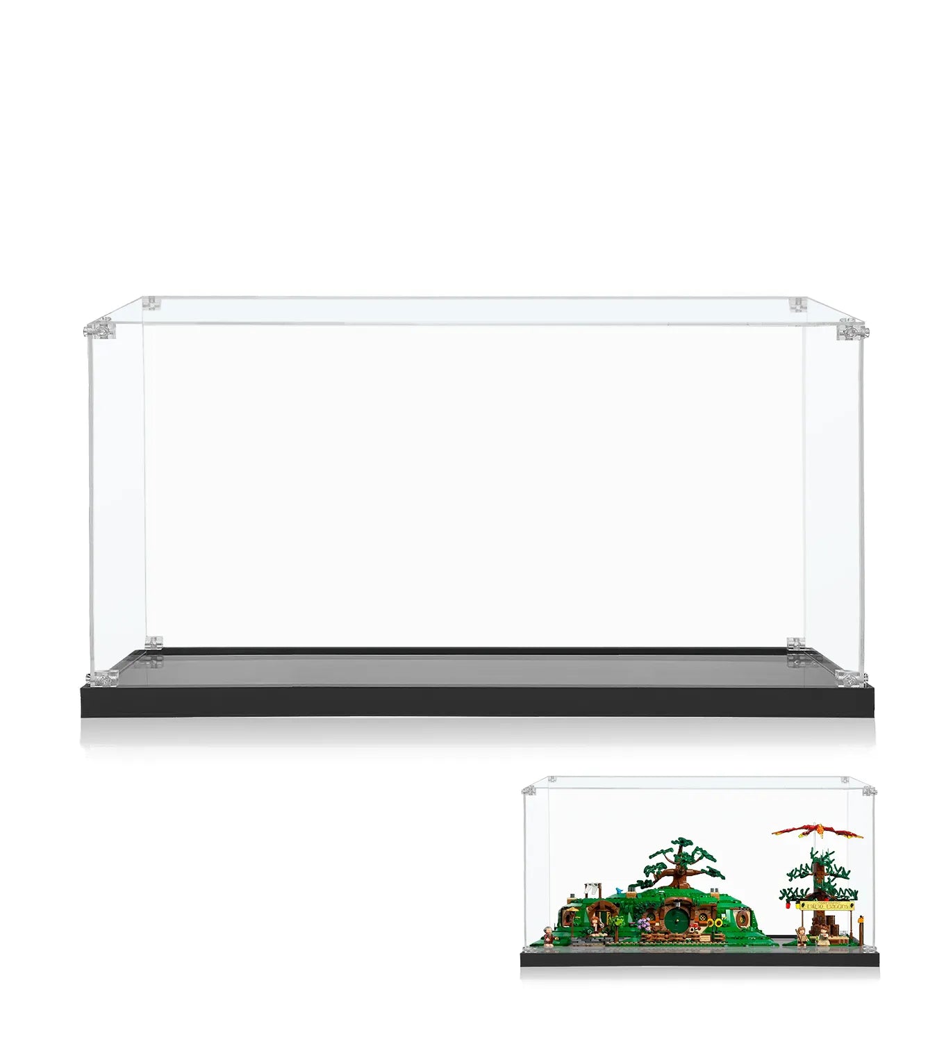 LEGO® Icons The Lord of the Rings: The Shire™ 10354 Display Case - Premium Acrylic Showcase for Collectible LEGO Sets - Perfect for Home Decor, Office Display & Gift Giving