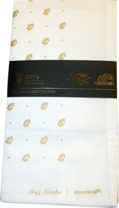Armourdillo Lutzka Monogram Bandana - White Cotton Skull Print Scarf for Skateboarding, Motorcycle Riding & Outdoor Fashion Accessories