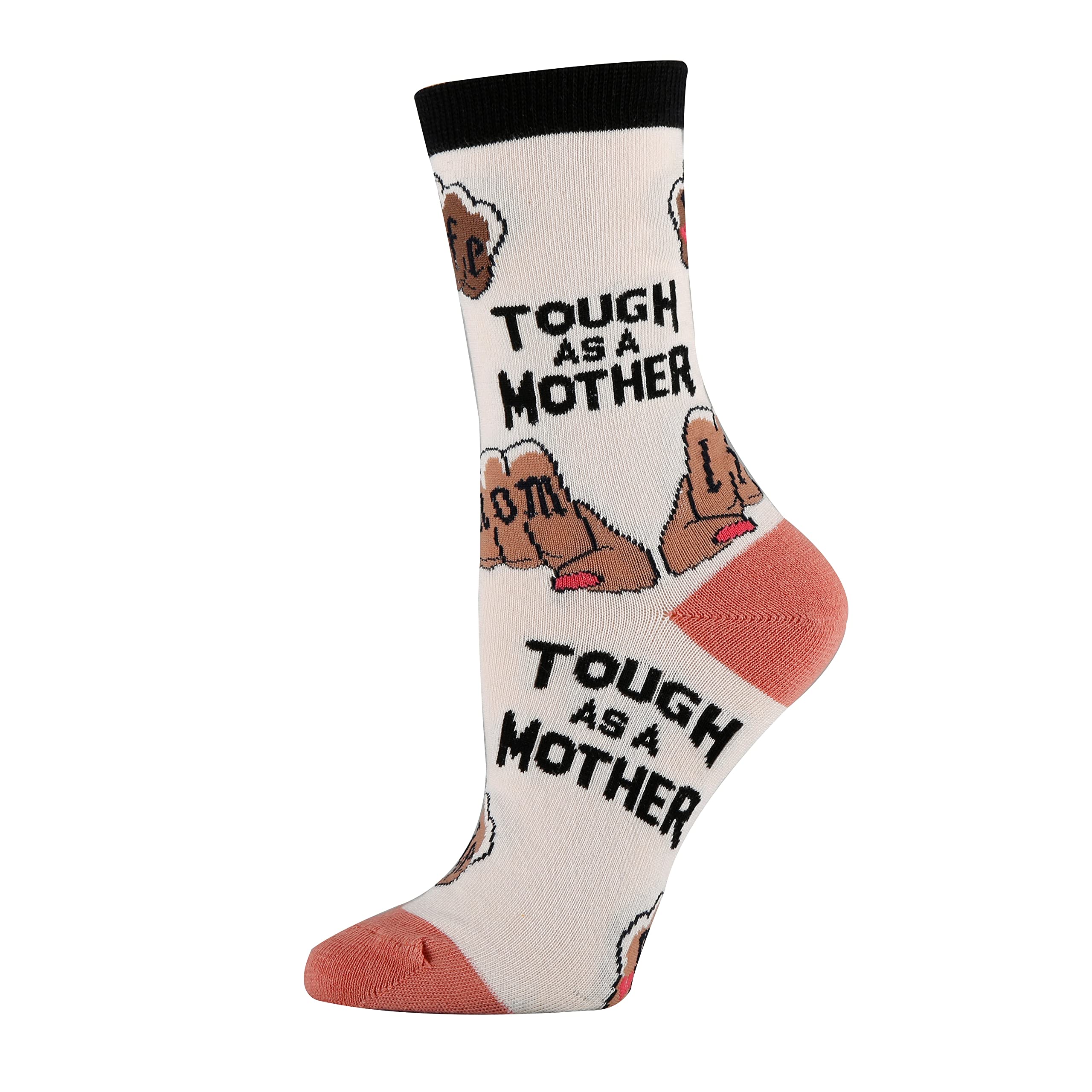 Oooh Yeah Women's Fun & Crazy Novelty Crew Socks - Positive, Funny & Cool Socks for Everyday Wear, Gifts & Office Fashion