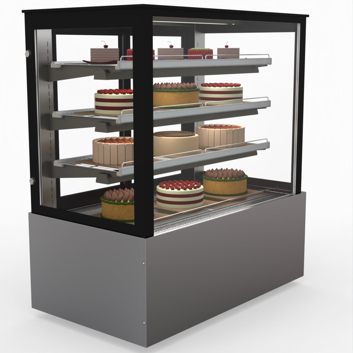 Bonvue SL840V Commercial Refrigerated Display Case - Perfect for Supermarkets, Delis, and Restaurants