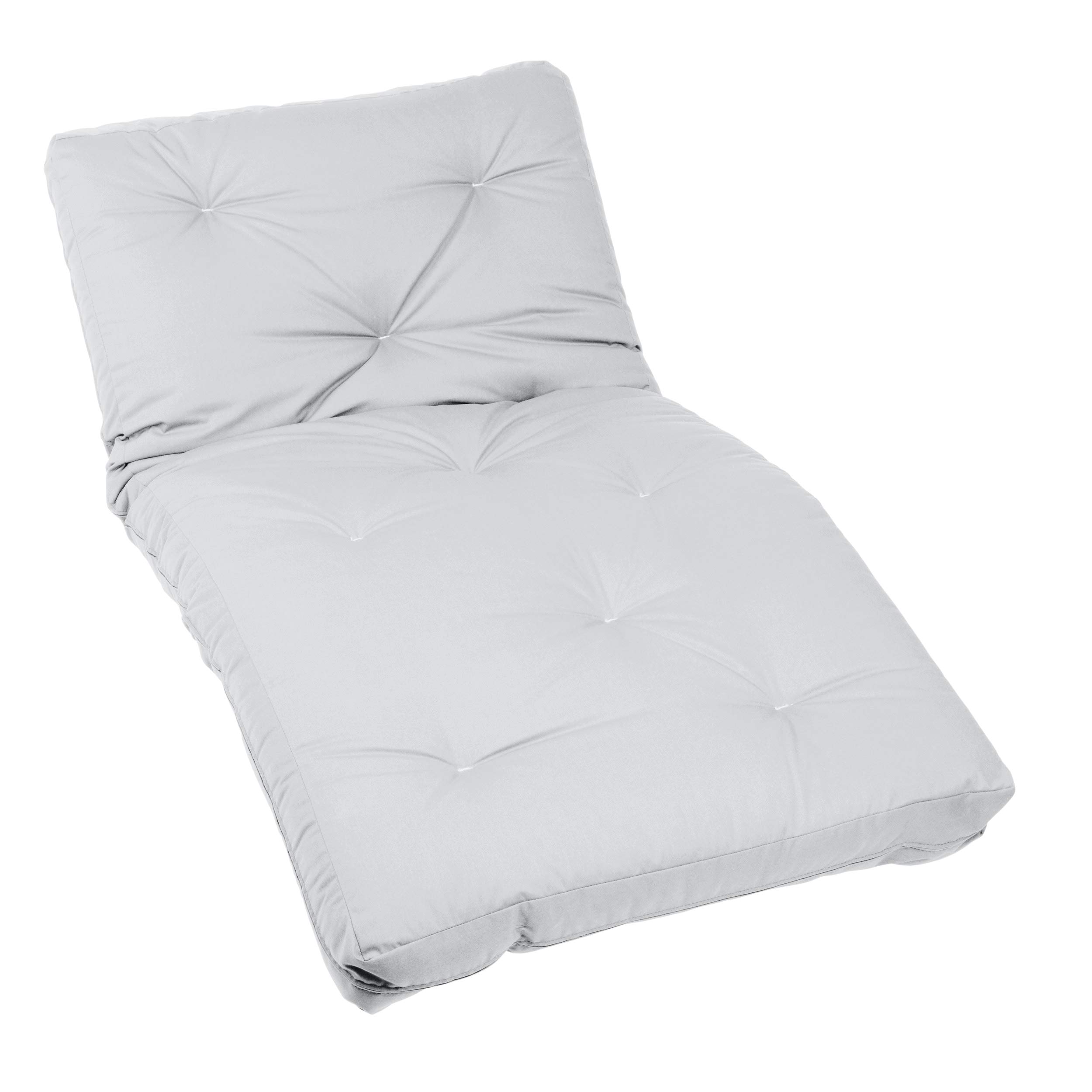 FUTON-4-MATTRESS Standard Twin Size Futon Mattress - Soft Cloud Suede Fabric - Perfect for Guest Beds, Dorm Rooms & Small Spaces
