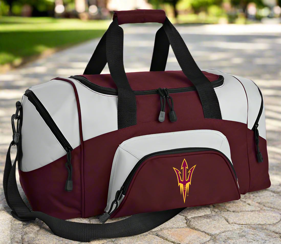 ASU Gym Bag Deluxe - Arizona State University Sun Devils Sports Duffle Bag for Men & Women - Perfect for Gym, Travel, Workout & College Campus Use