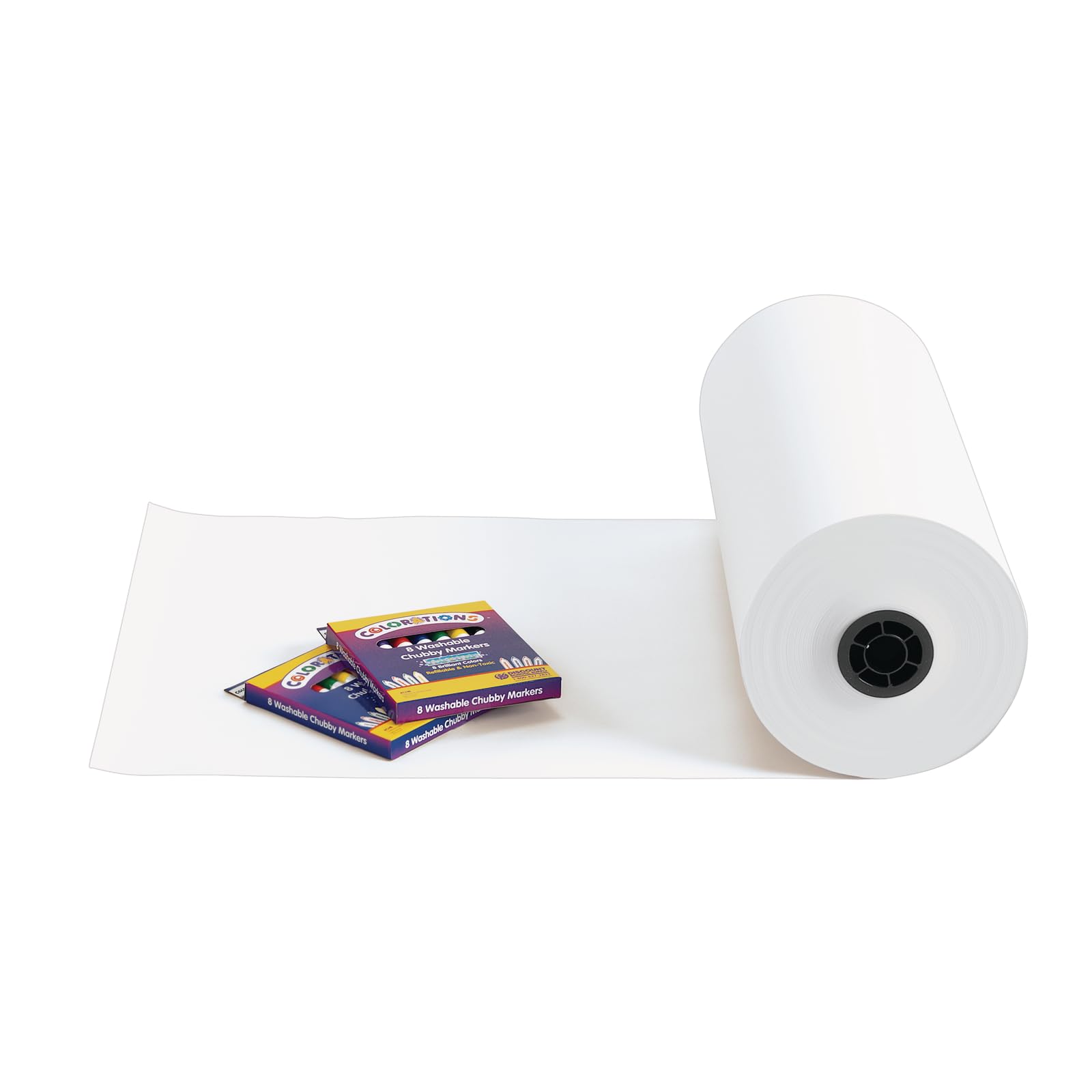 18 Inch Wide 1000 Feet Long White Butcher Paper Roll - 40 lb Heavy Duty Kraft Paper for Art, Crafts, Drawing, Painting & Classroom Use - Ideal for Kids' School Projects, Coloring, Wrapping & Food Safe Butcher Paper