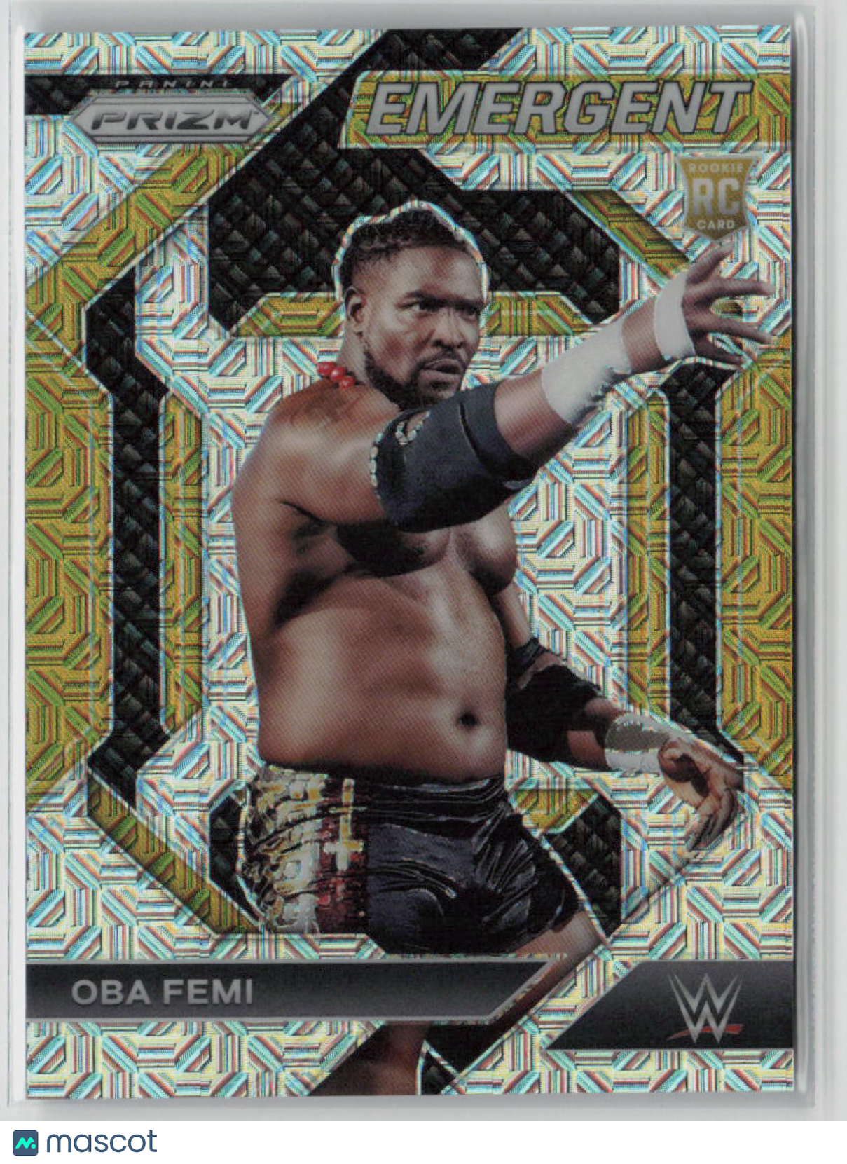 2024 Panini Prizm Emergent Oba Femi Rookie Card 25/25 #16 - Rare Collectible for Basketball Fans & Sports Memorabilia Enthusiasts