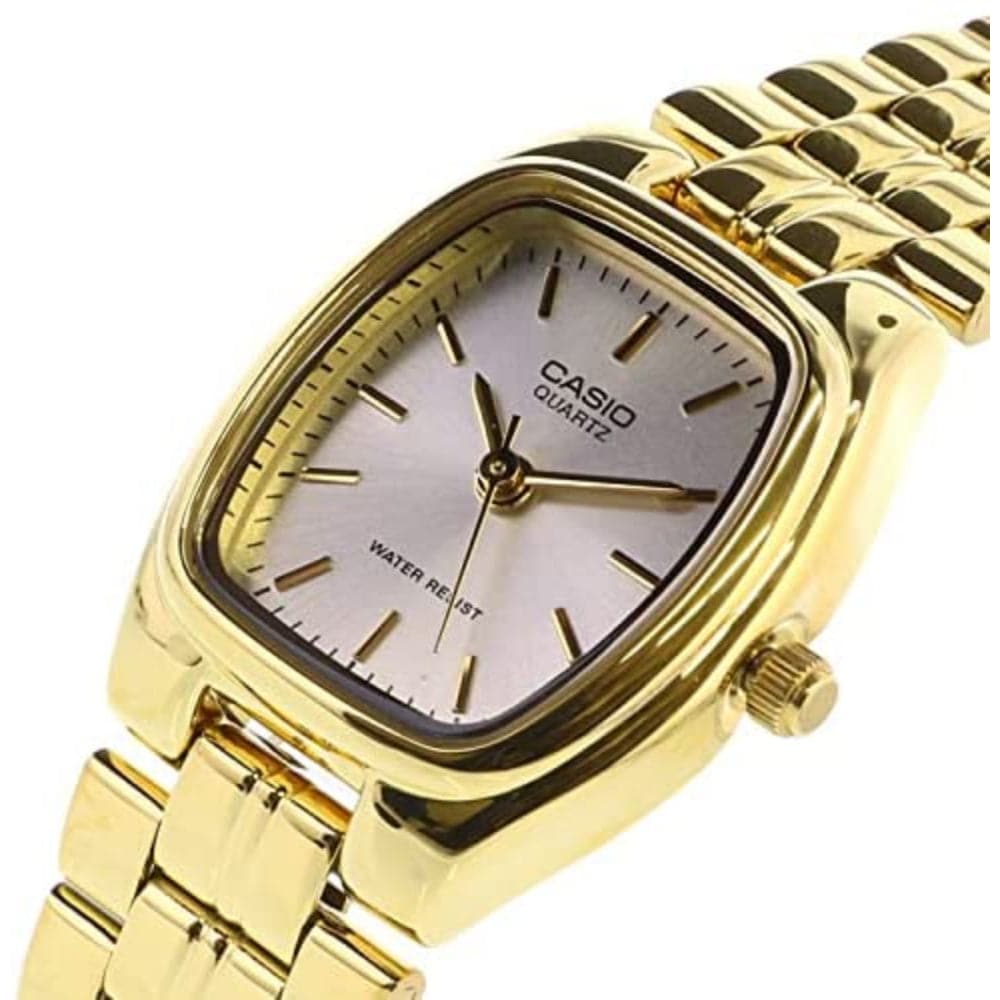 CASIO Analog LTP-1169N-7ARDF Women's Gold-Tone Stainless Steel Watch - Elegant Accessory for Office & Formal Occasions