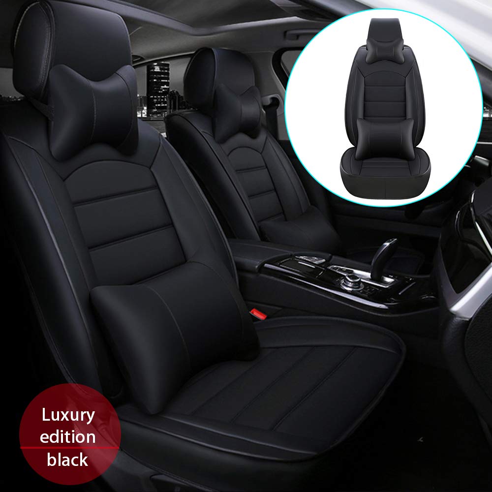 Premium PU Leatherette Car Seat Covers for MG MG5 - Airbag Compatible, Luxury Black Front Seat Protectors | Perfect for Daily Commuting, Road Trips & Car Interior Protection