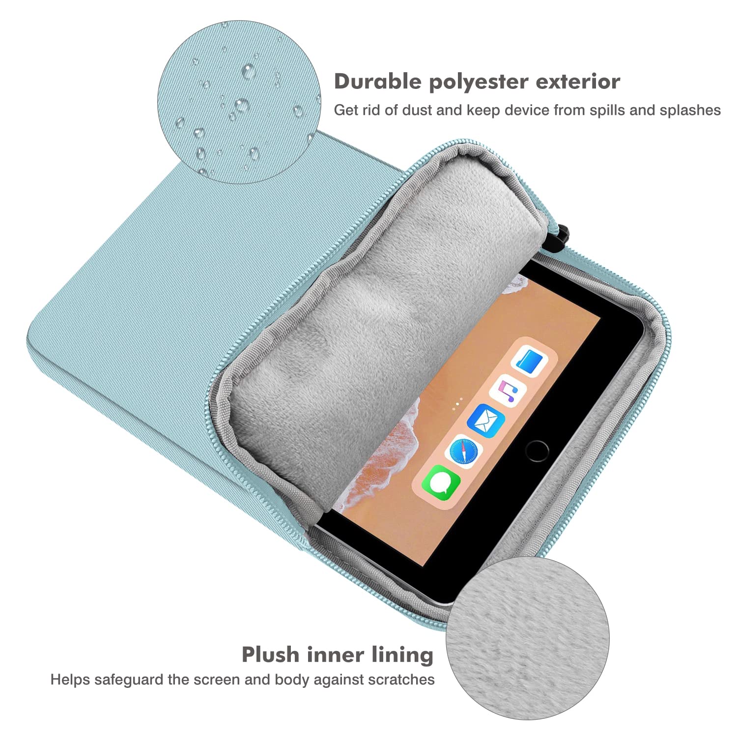 MoKo Tablet Case for iPad Air M2 2024/Air 5/4 10.9