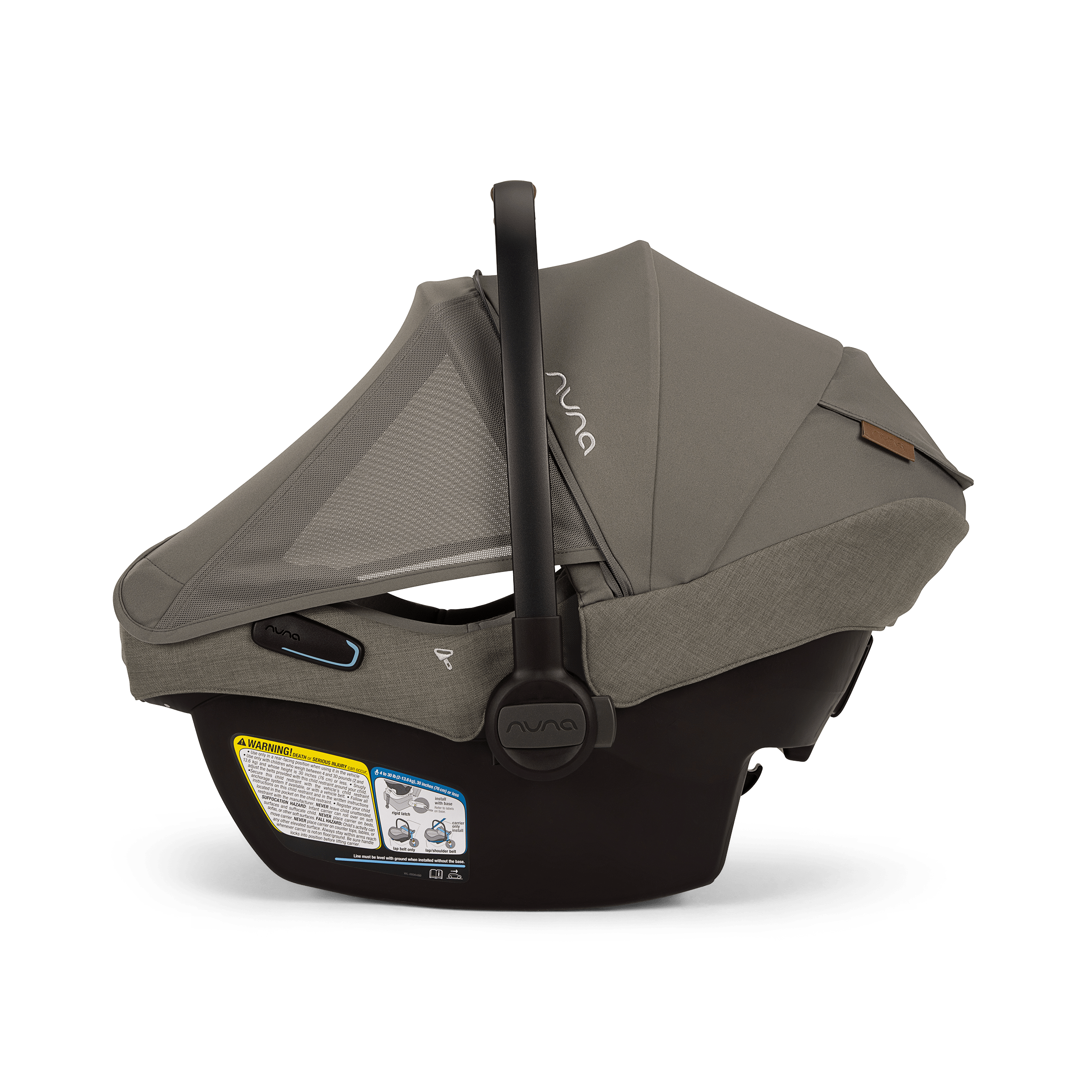 Nuna PIPA Aire RX Infant Car Seat with PIPA RELX Base - Lightweight & Safe Baby Car Seat for Newborns - Perfect for Travel, Daily Commutes & Family Road Trips