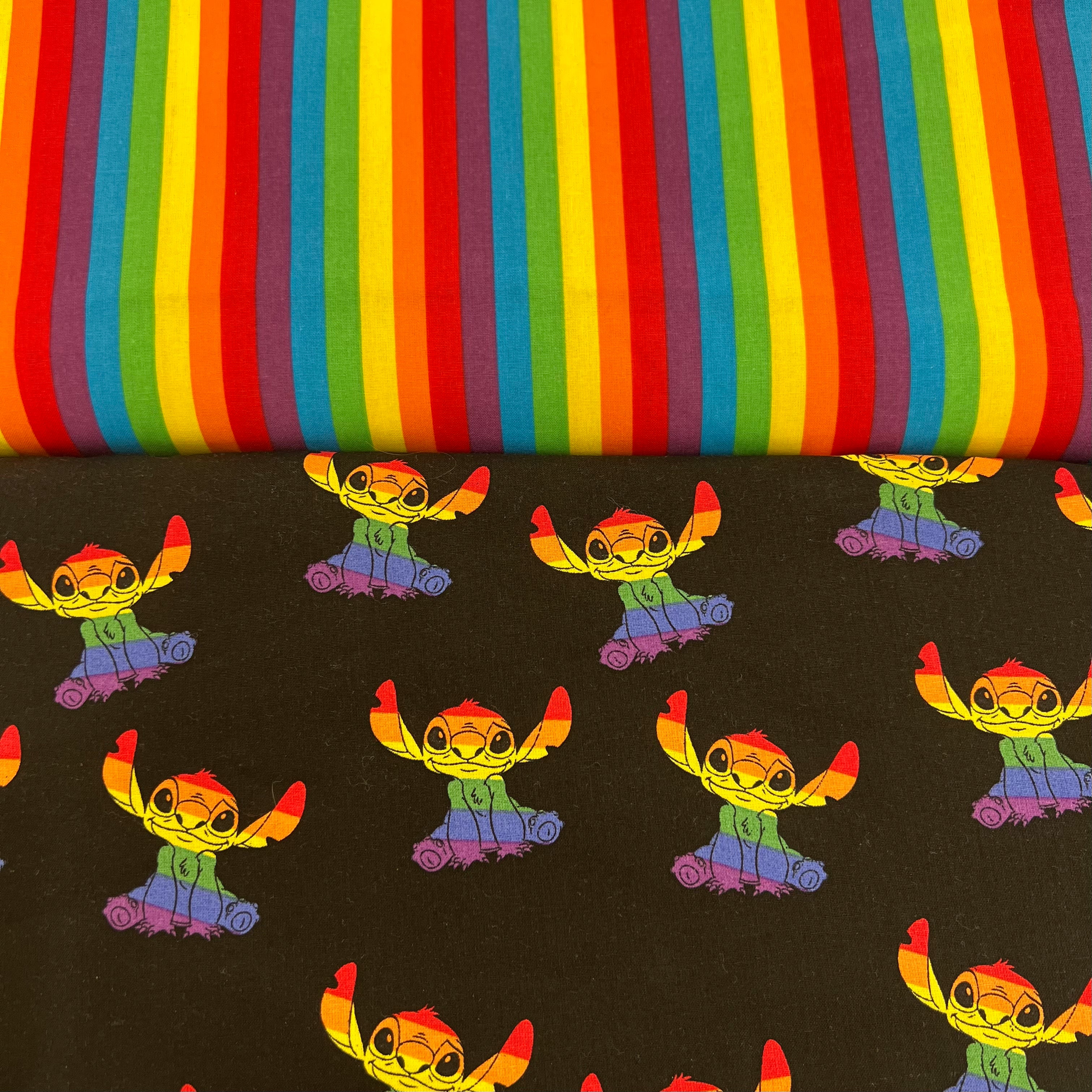Stitch Pride Bandana - Reversible Dog Bandana for Pets, LGBTQ+ Pride Accessory - Perfect for Pride Parades, Pet Events & Daily Walks