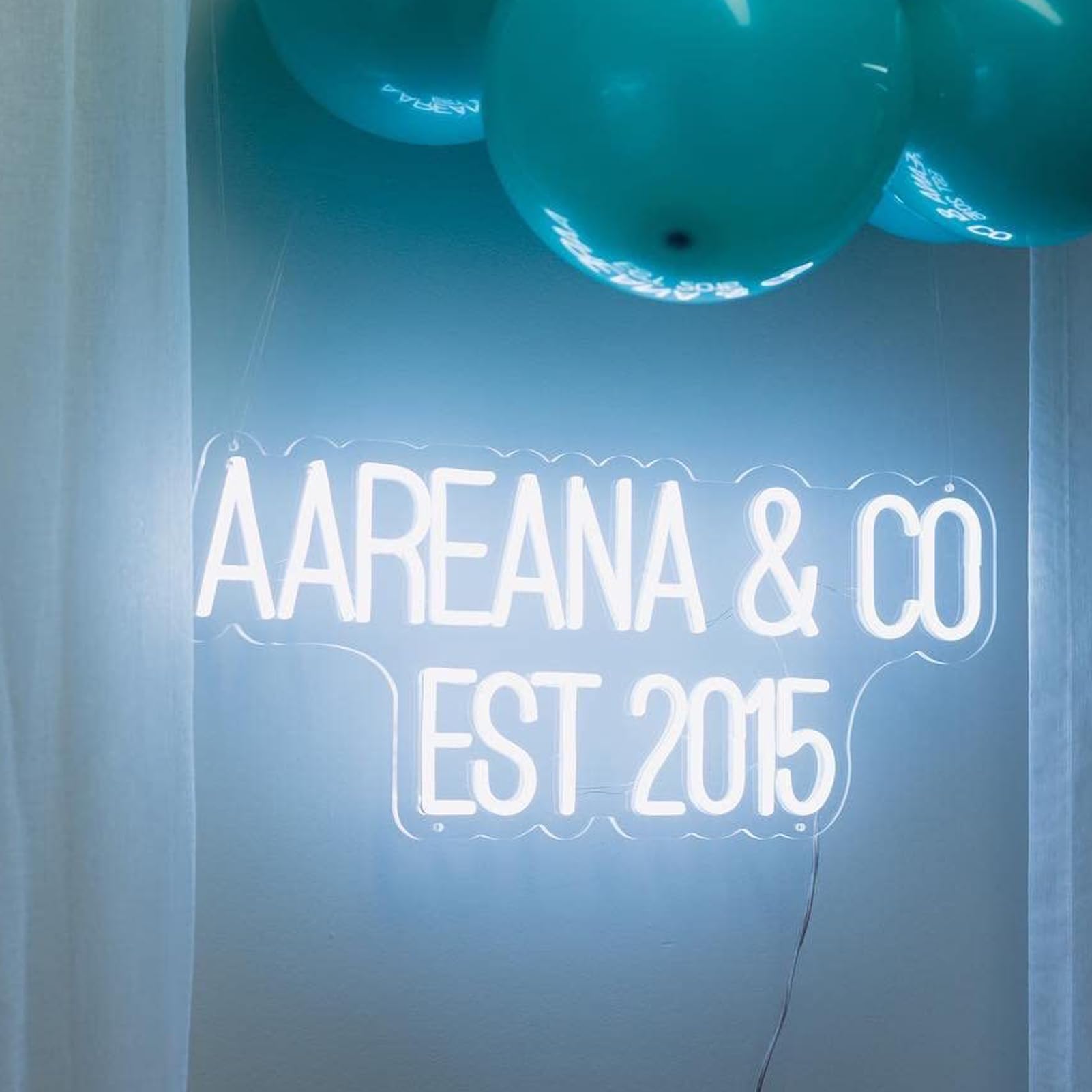Custom Wedding Neon Signs - Personalized LED Wall Decor for Weddings, Birthdays & Parties | Unique Neon Sign for Home, Shop, Studio, Bar & Salon | Customizable Business Logo & Gift Idea