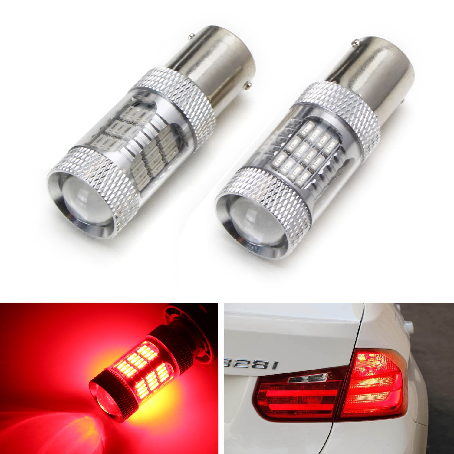 Error-Free Red LED Bulb for BMW F22 F30 F32 2 3 4 Series - Rear Turn Signal Light Replacement - Enhance Visibility & Style for Night Driving & Car Customization