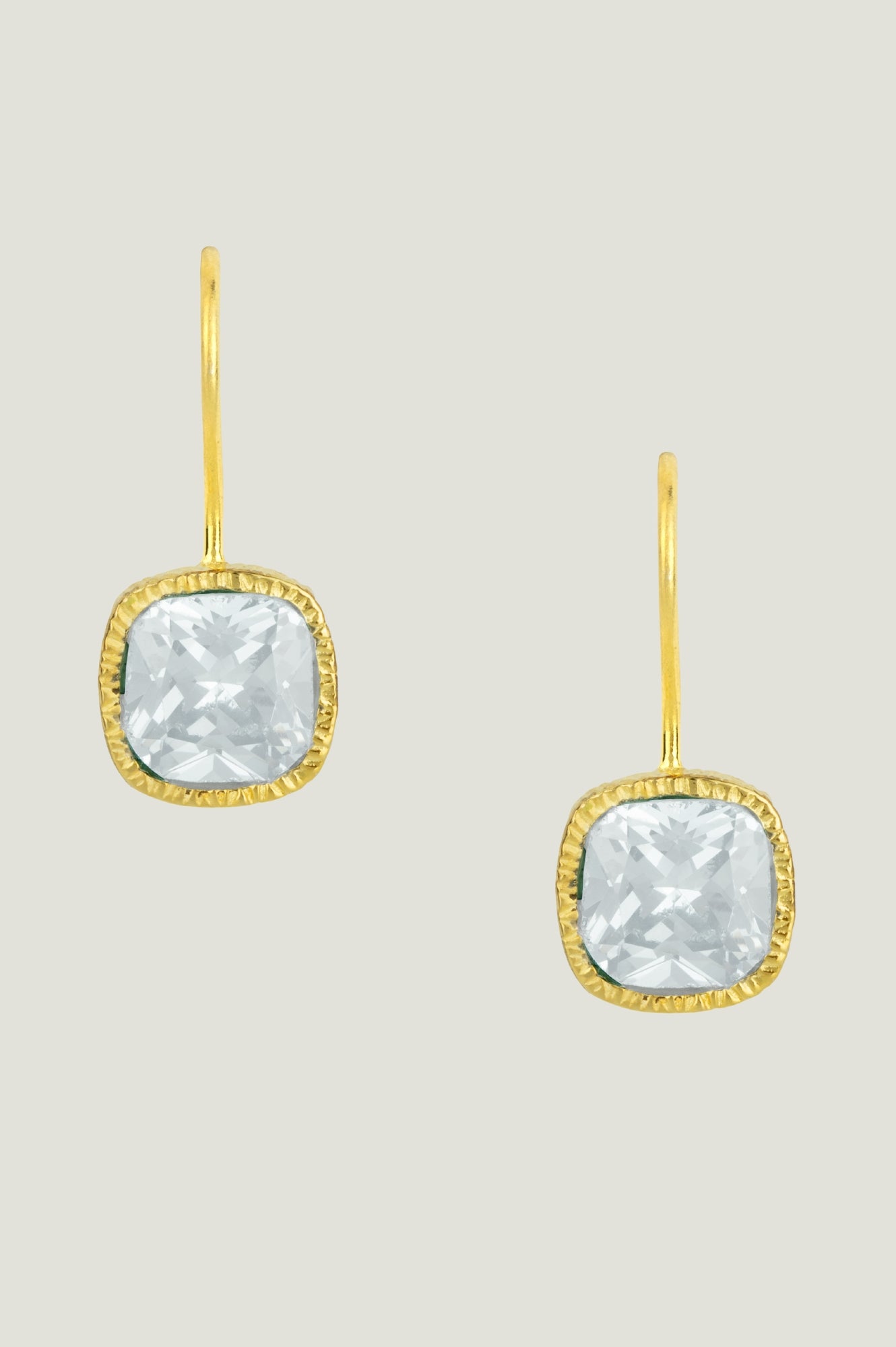 Lois Earrings - Clear Glass Dangle Earrings for Women | Elegant & Lightweight Jewelry for Parties, Weddings & Everyday Wear