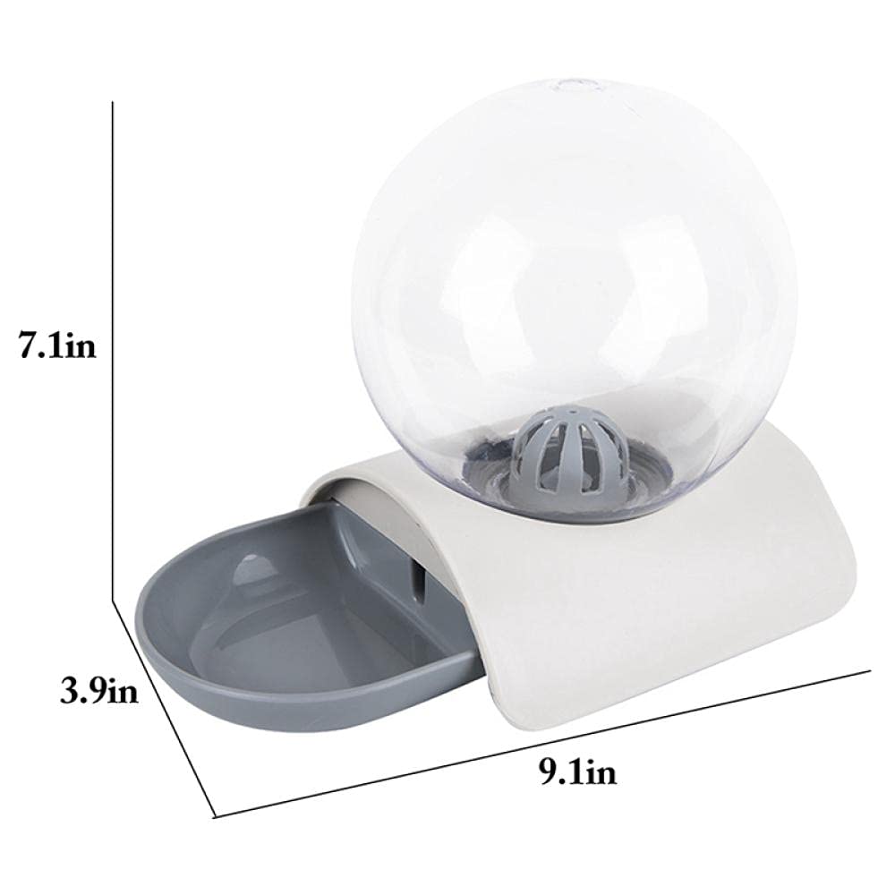 Automatic Pet Feeder Bowl - Large Capacity Dog & Cat Food Dispenser with Water Drinking Bowl - Perfect for Home, Travel, and Multi-Pet Households