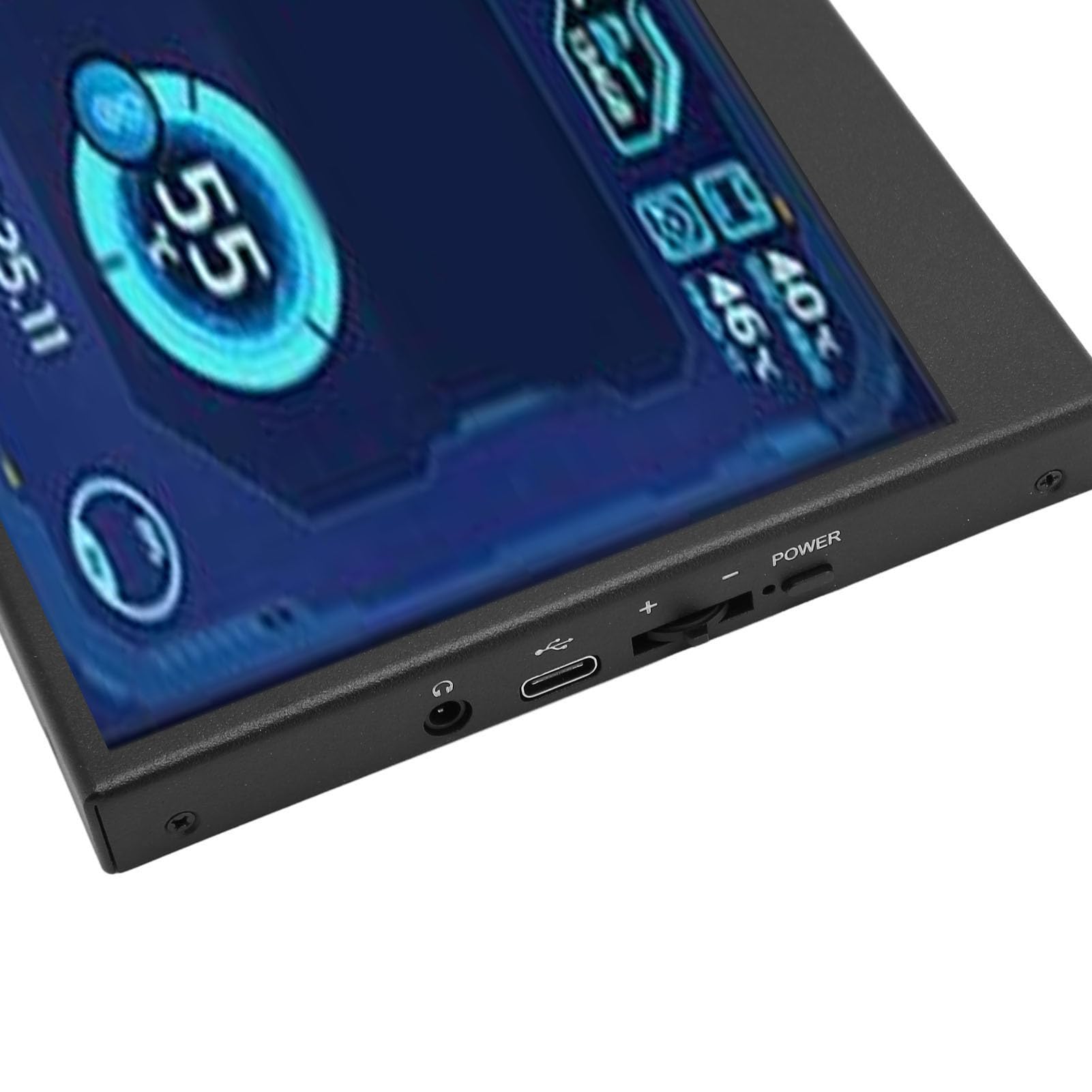 14 Inch LCD Secondary Display - Real-Time CPU GPU Temperature Monitor with Stretched Bar Design | Professional Computer Accessories for Gaming, Streaming & Workstation Setups