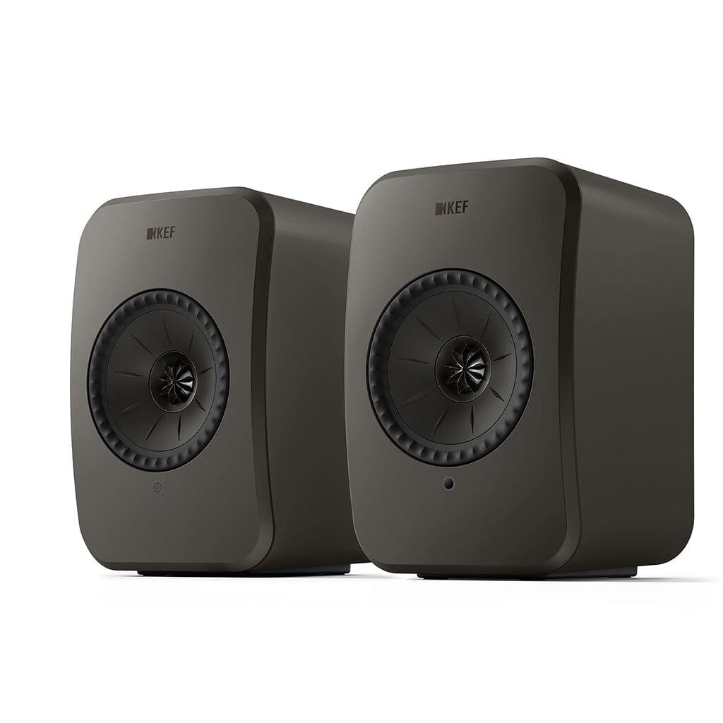 KEF LSXII LT Wireless Bookshelf Speakers - Hi-Fi Audio System for Home Theater, Music Streaming & Gaming | Compact Design with Bluetooth & WiFi Connectivity