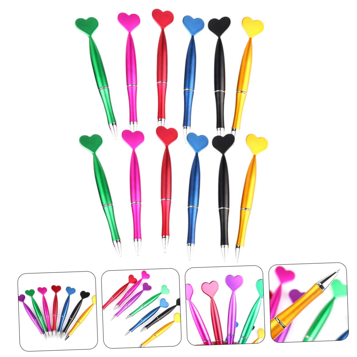 DIYEAH 36 Pcs Colorful Ballpoint Gel Pens for Writing, Office & School Supplies - Smooth Ink, Fun Space-Themed Design - Perfect for Note Taking, Journaling, Gift Giving & Back to School Essentials