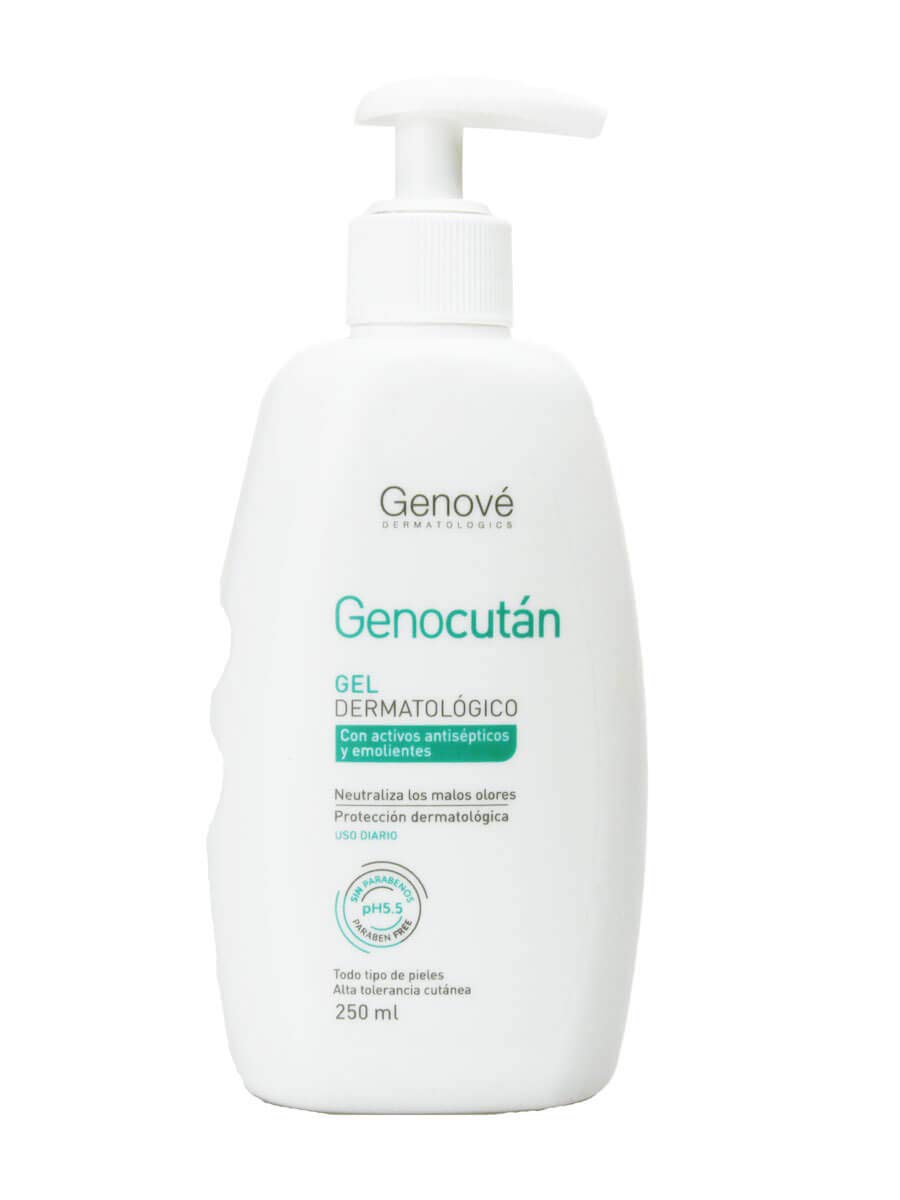Genocutan Dermatological Gel - 250ml Pump Dispenser for Eczema, Psoriasis & Dry Skin Relief - Hydrating & Soothing Skin Care Solution for Daily Use