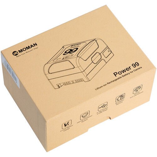 Colbor 99Wh V-Mount Battery with LCD Time Display - Professional Power Solution for DSLR Cameras, LED Lights & Film Equipment