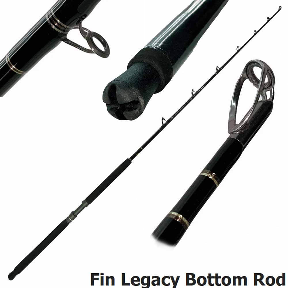 Blackfin Rods Fin 64 8FT Conventional Fishing Rod - Saltwater & Freshwater Fishing for Bass, Trout, and Salmon | Perfect for Surf Casting, Pier Fishing, and Boat Angling