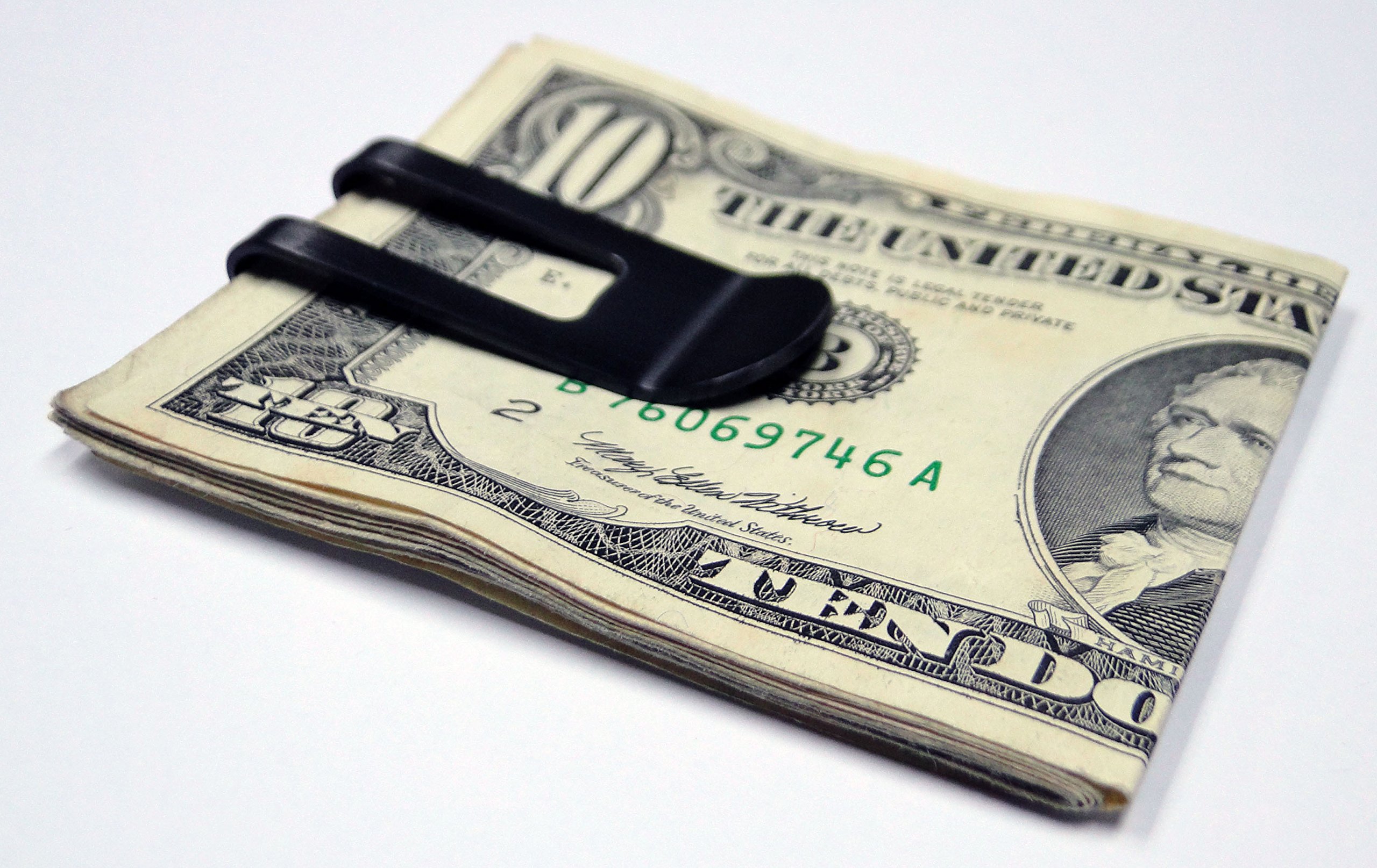 Tapp Collections™ Slim Stainless Steel Money Clip for Men - Silver #2 | Secure Cash & Cards | Perfect for Wallets, Travel, and Everyday Carry