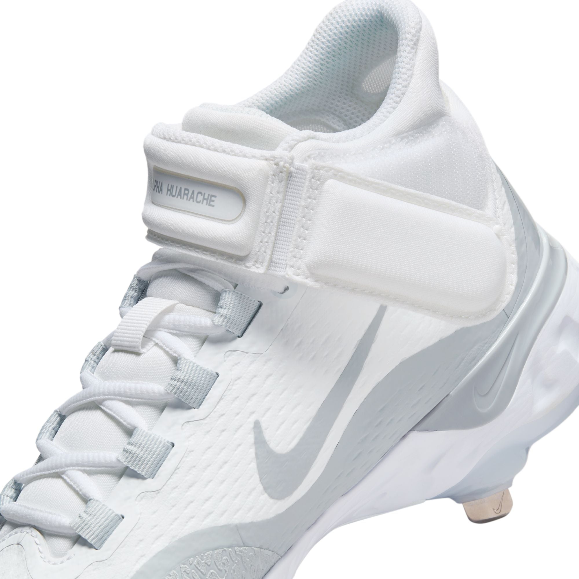 Nike Alpha Huarache Elite 4 Mid Baseball Cleats for Men - High Performance Metal Spikes for Baseball & Softball - Perfect for Field Training & Competitive Games