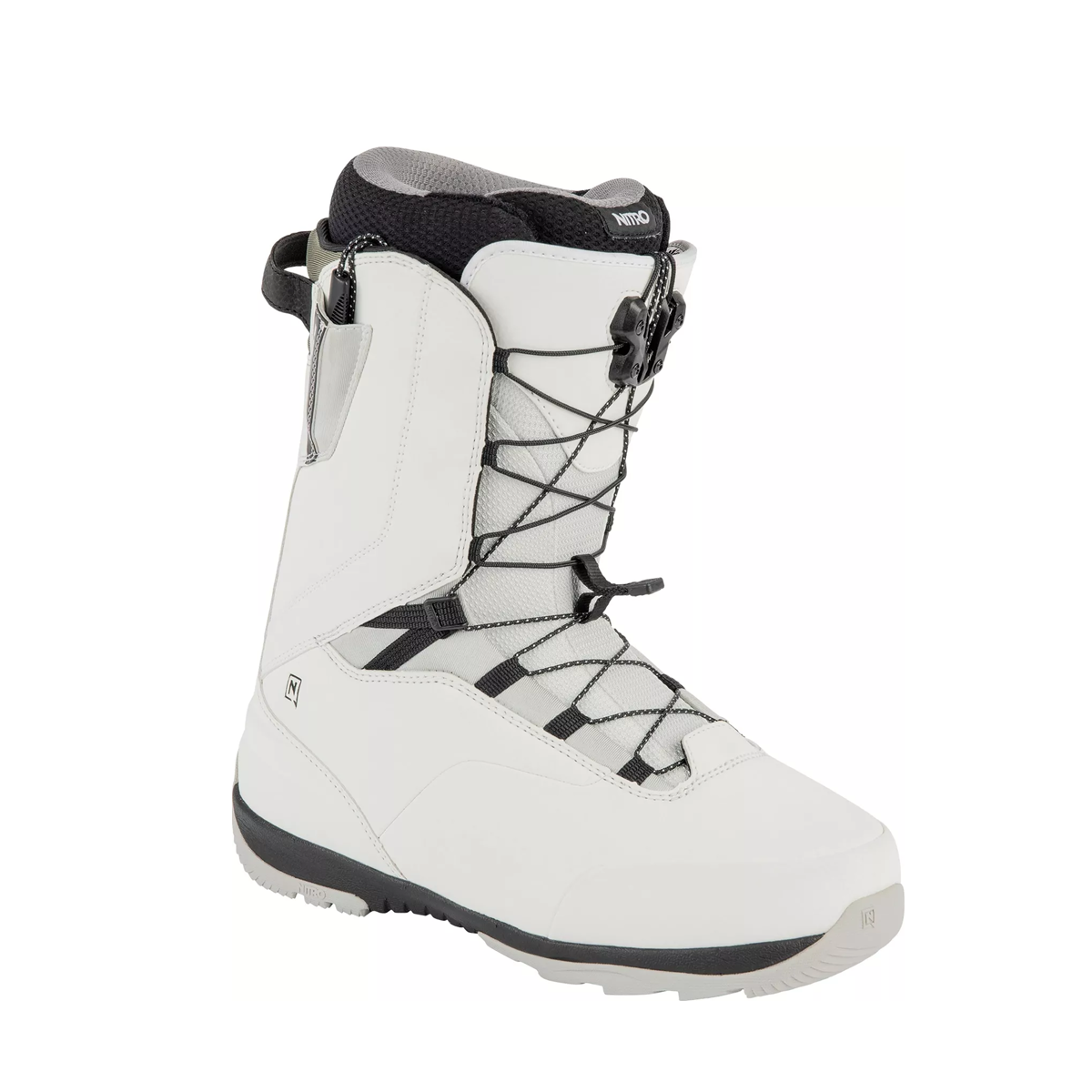 Nitro 2024 Venture TLS Snowboard Boots - Men's & Women's White - Comfortable & Durable for All-Mountain Riding - Perfect for Freestyle, Park, and Powder Snowboarding
