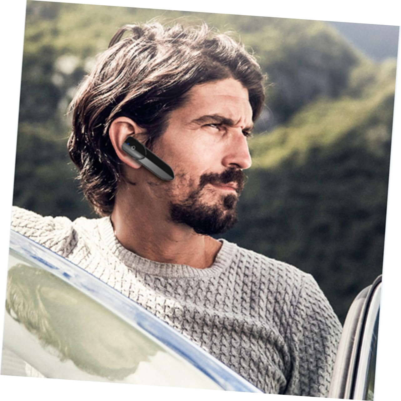 Mikikit Wireless Earbuds Bluetooth 5.0, Noise Cancelling Headphones with 30H Playtime, IPX7 Waterproof for Running, Gym, Workout & Travel - Black Earth Tones