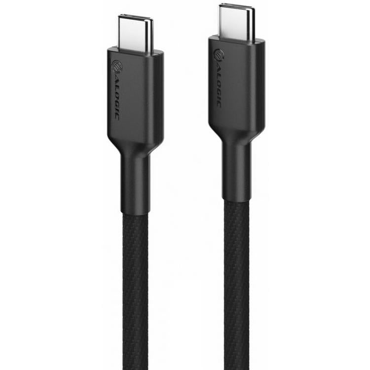 ALOGIC Elements Pro USB C 2.0 Cable 1m (3.3ft) - Fast Charging & Data Sync for iPhone 15, iPad Pro, MacBook, Samsung Galaxy - Durable Nylon Braided USB-C to USB-C Cable for Home, Office & Travel