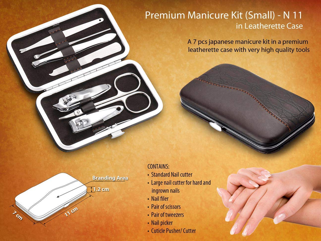 Premium 7-Piece Manicure Kit with Storage Box - Professional Nail Care Tools Set for Home & Salon Use (Multicolor) | Perfect for DIY Nail Art, Gifts & Travel Essentials