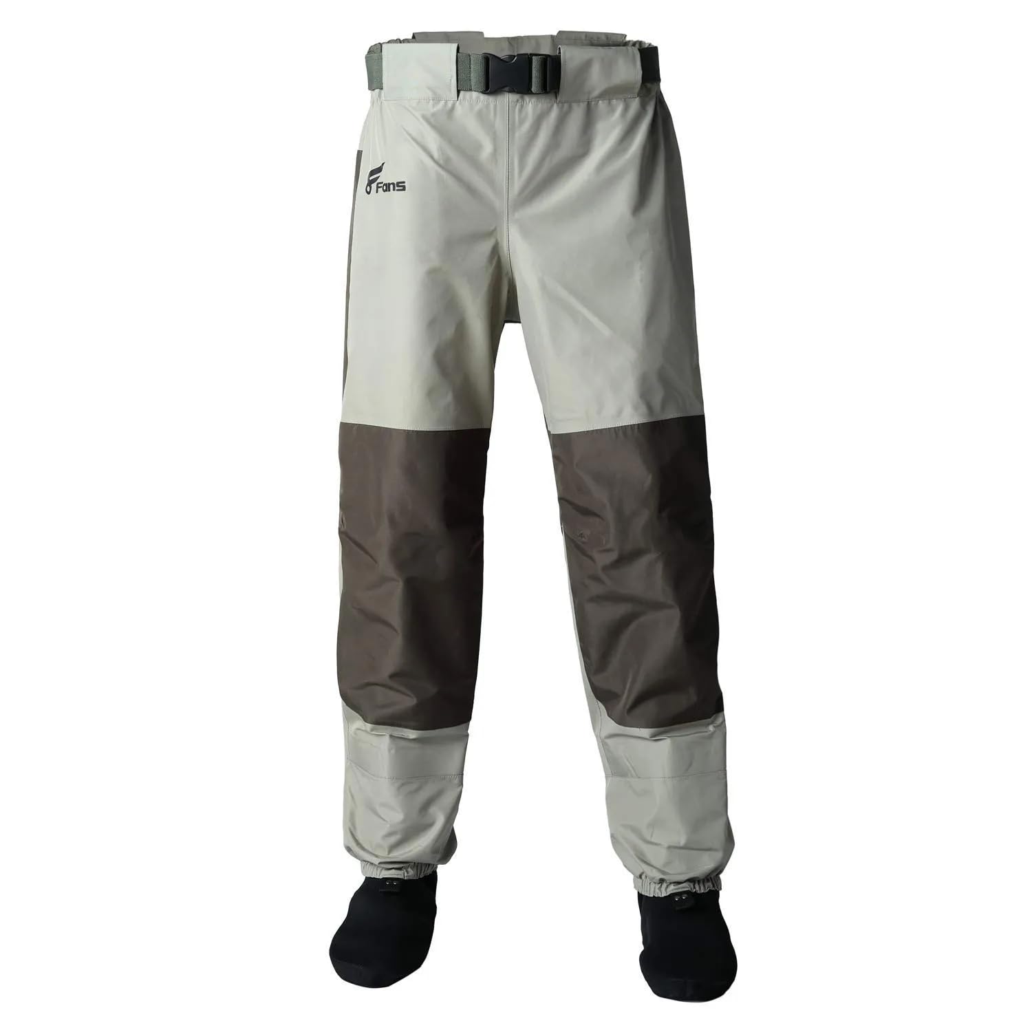 8-Pack Unisex Waterproof Waist Waders - 3-Layer Breathable Insulated Stockingfoot Wading Pants for Fishing, Kayaking & Outdoor Water Activities | Durable for Men & Women | Perfect for Fly Fishing, River Trekking & Cold Weather Adventures