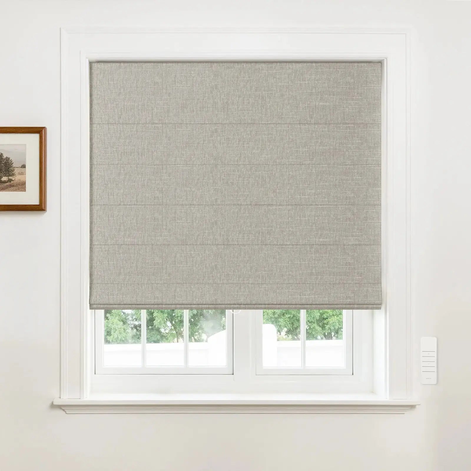 Alvin Motorized Blackout Roller Shade - Premium Window Treatment for Privacy & Light Control | Perfect for Bedrooms, Home Theaters & Offices