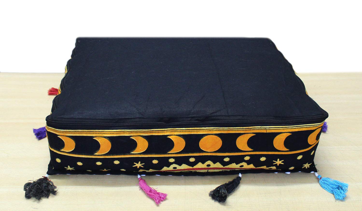 ICC Large Square Cotton Mandala Cushion Cover - 18