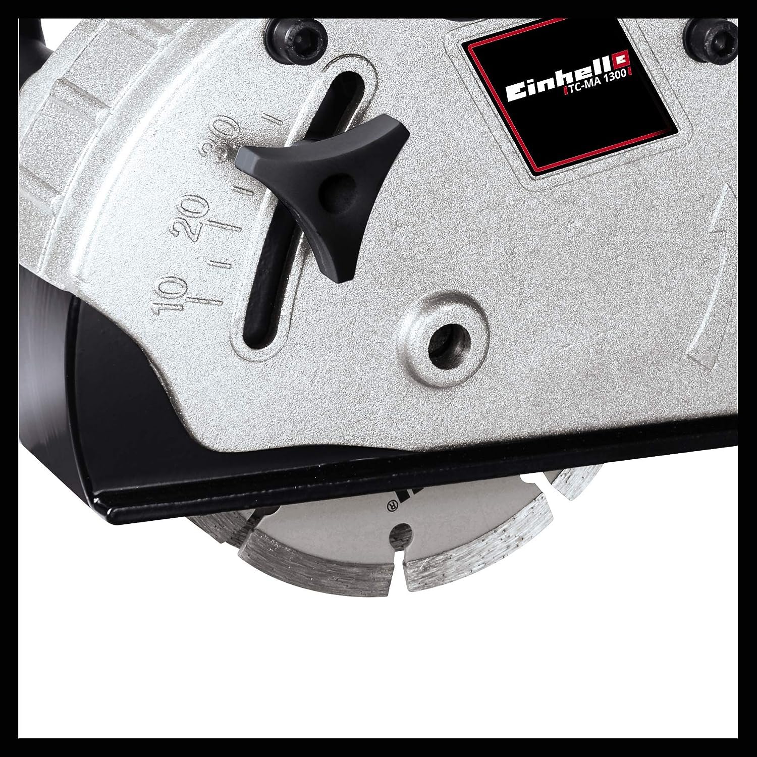 Einhell TH-MA 1300 Electric Wall Chaser (1320W, Spindle Lock, Soft Start) with 2 Diamond Cutting Discs - Perfect for Concrete Grooving, Wall Channeling & Electrical Wiring Installation
