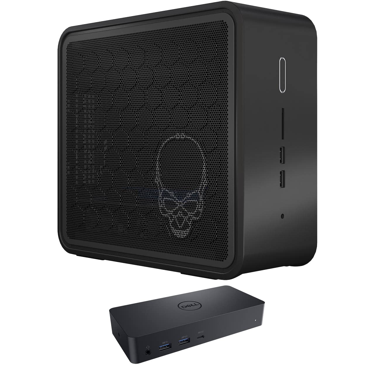 Intel NUC 9 Mini PC - Core i7-9750H 6-Core, 16GB RAM, 256GB PCIe SSD, UHD 630, WiFi 6, Bluetooth 5, HDMI, USB 3.1, Windows 11 Home - Compact Gaming & Entertainment Desktop with D6000 Dock - Perfect for Home Office, Streaming & Esports