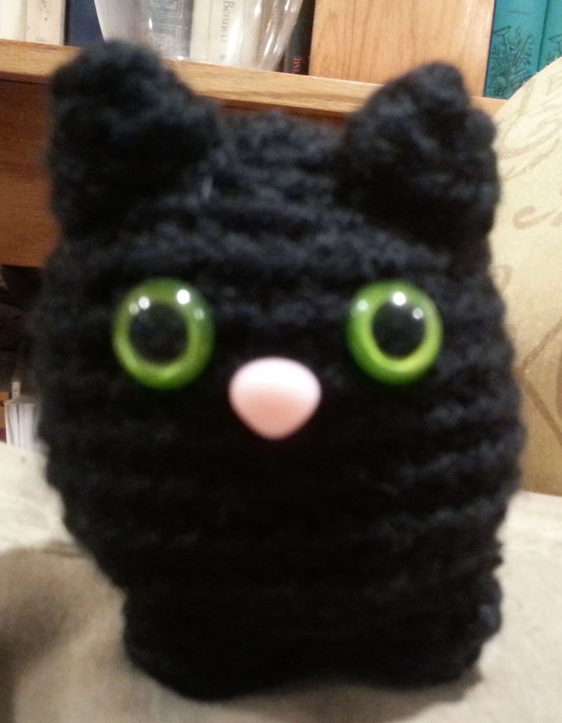 Handmade Amigurumi Crochet Cat Plush Toy - Soft & Cuddly Stuffed Animal Gift for Kids, Cat Lovers - Perfect for Nursery Decor, Birthday Presents & Collectibles
