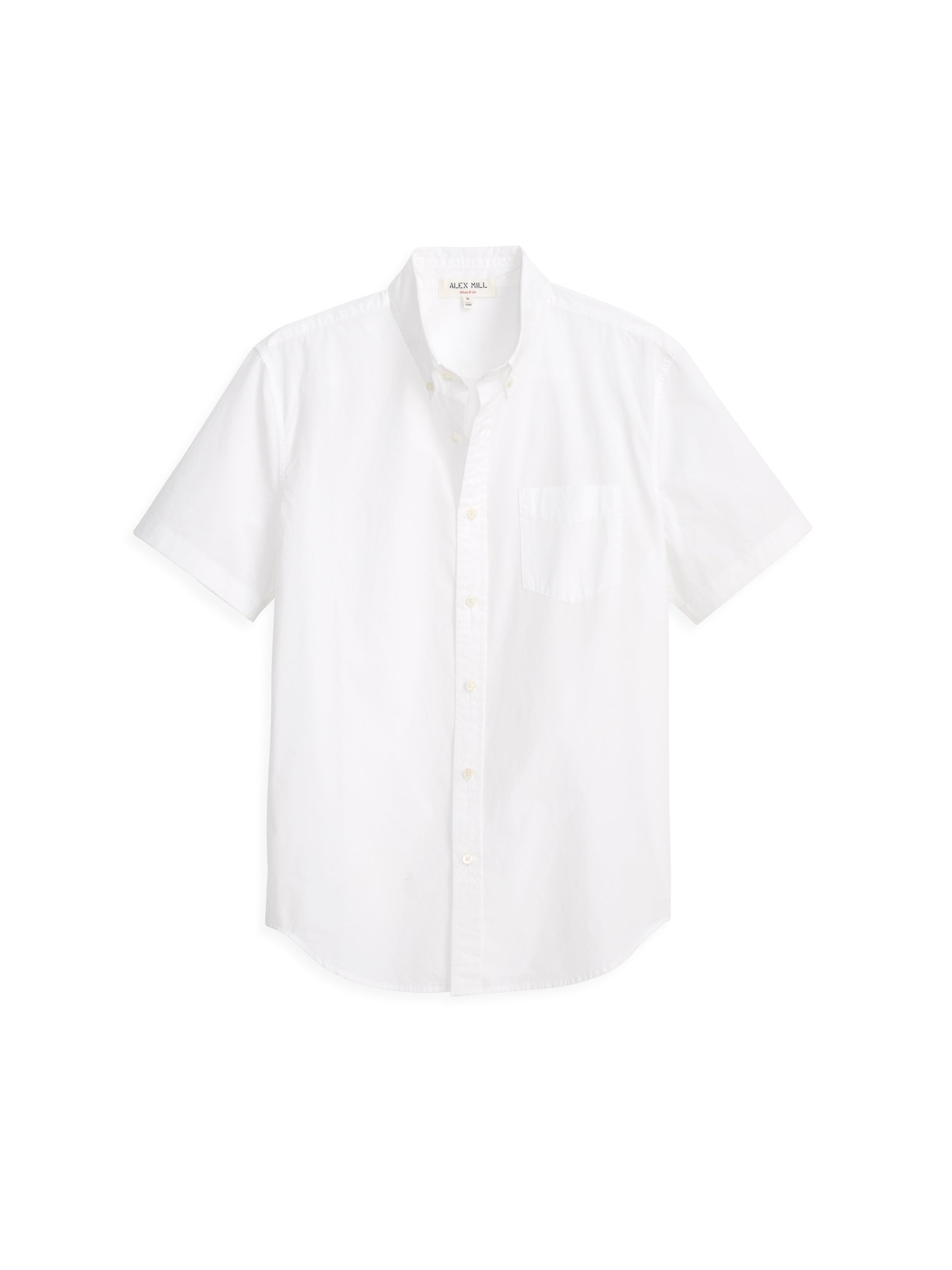 Men's Cotton Short Sleeve Mill Shirt - Casual Workwear & Outdoor Summer Shirts for Factory, Construction & Gardening