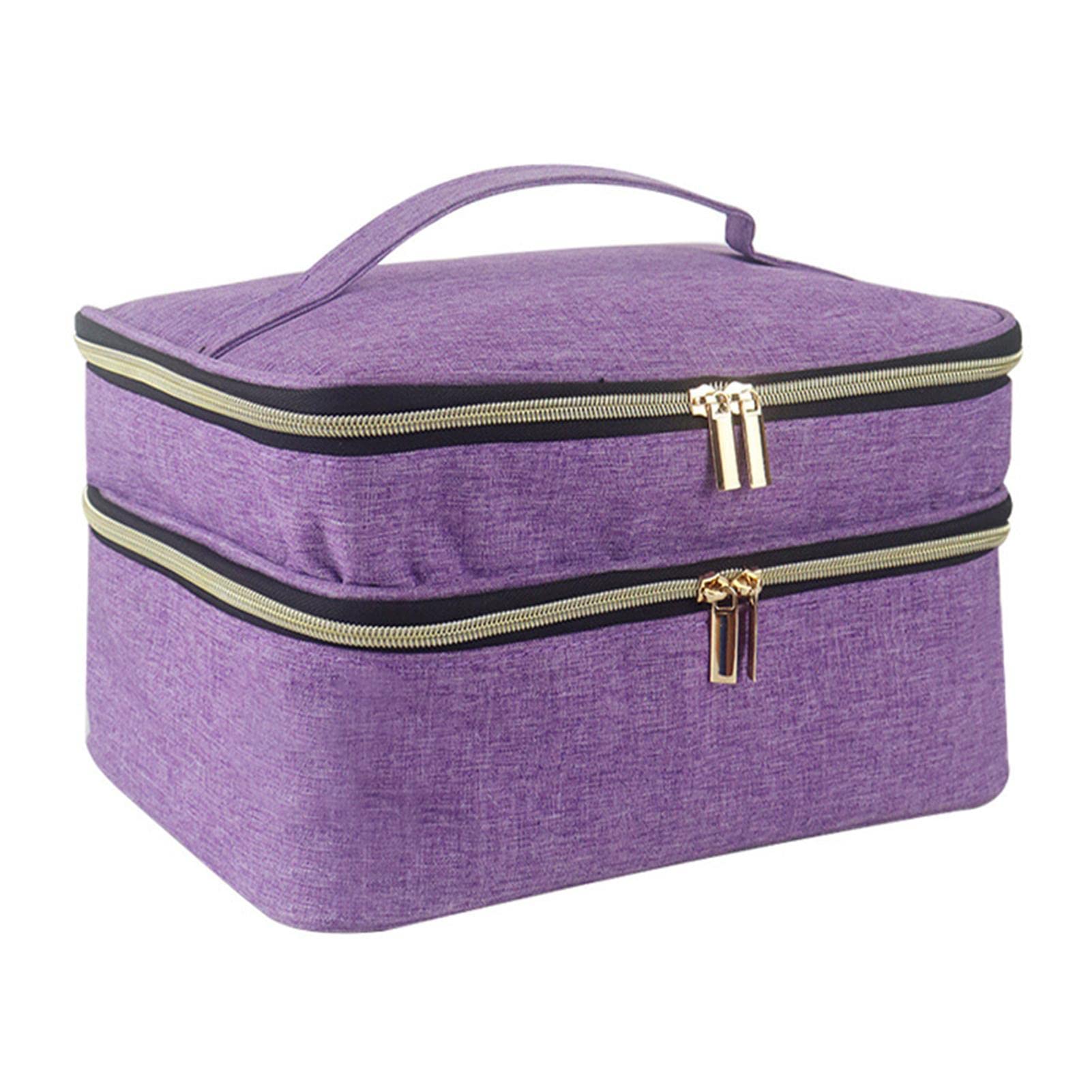BAIRONG Double Layer Sewing Box - Premium Sewing Storage Organizer for Threads, Needles, Scissors & Sewing Tools | Portable Craft Organizer with Removable Dividers | Perfect for Home Sewing, Quilting & DIY Projects (Accessories Not Included)