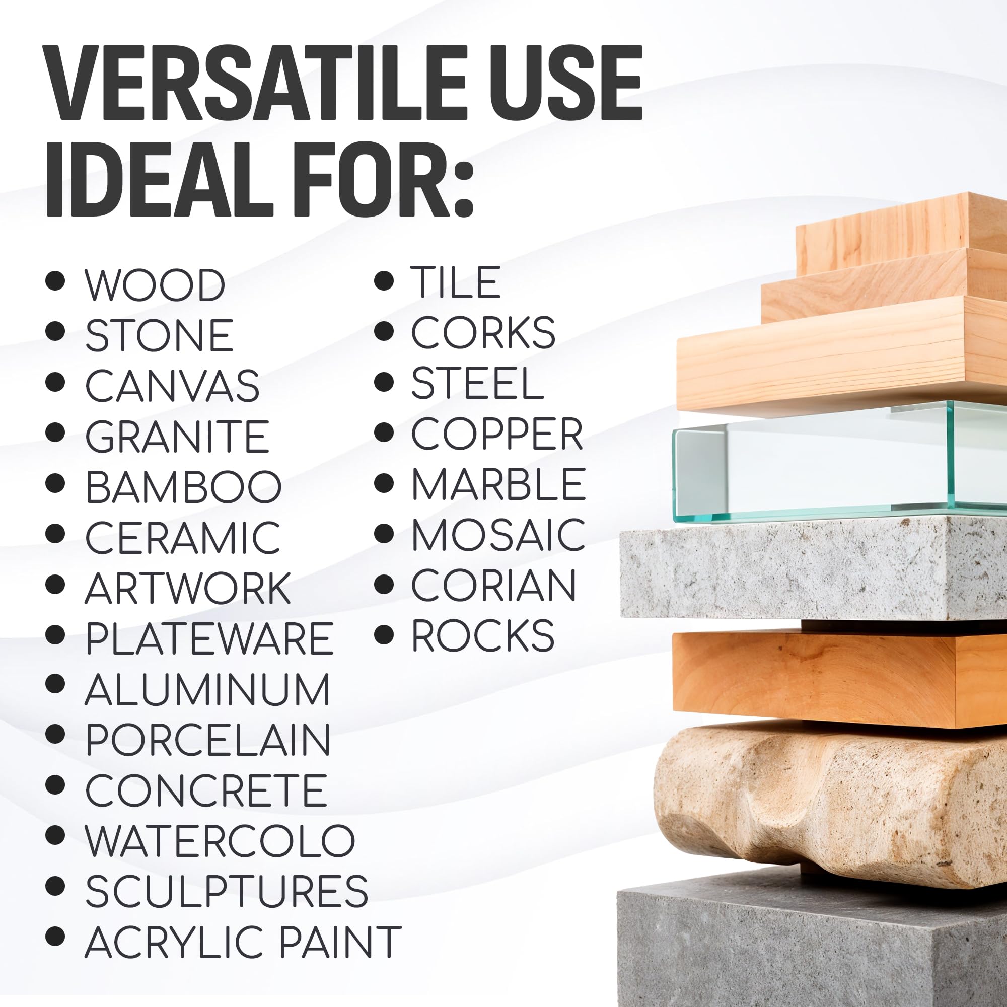 16 Oz Epoxy Resin Kit - Low Viscosity, Crystal Clear High-Gloss Finish for Wood, Concrete, Stone Coating | Bubble-Free, Self-Leveling, Easy to Use | Ideal for Arts & Crafts, Jewelry Making, Tabletop Protection & DIY Home Decor Projects