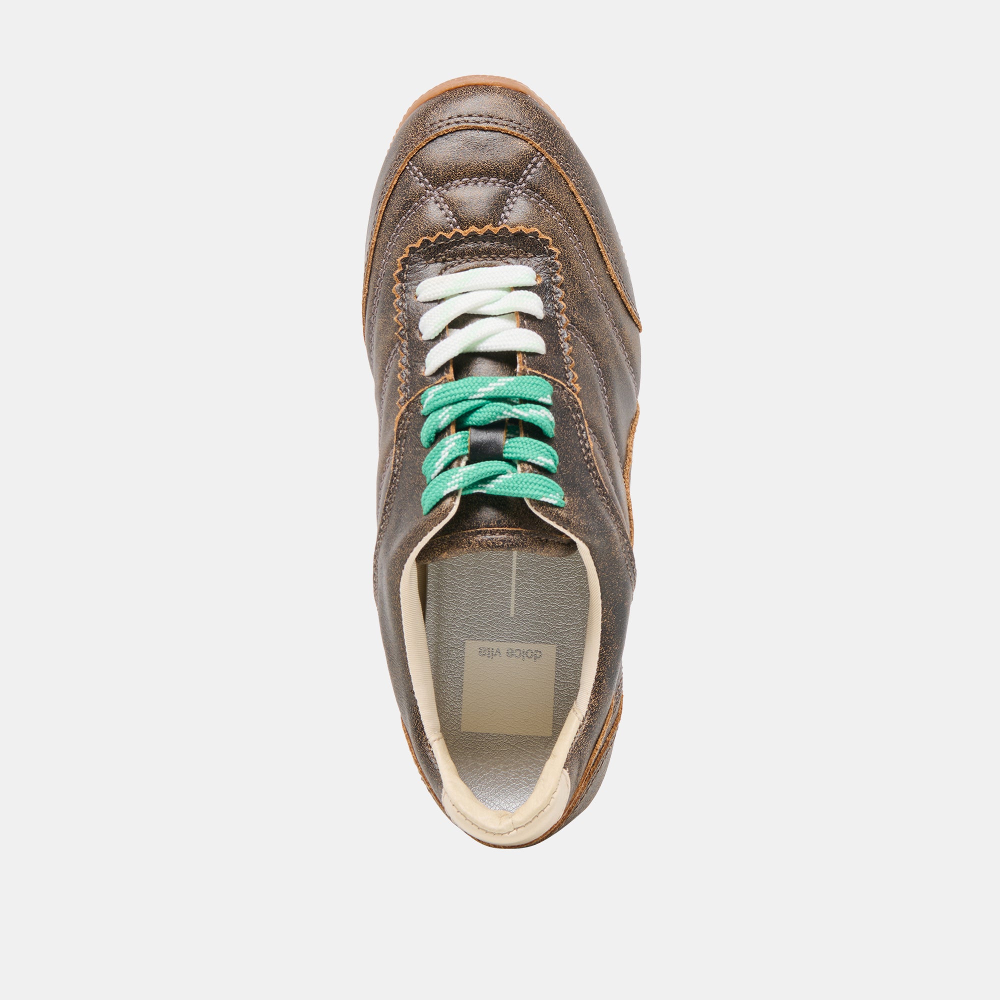 LAINI Distressed Brown Leather Sneakers for Men & Women - Comfortable Casual Walking Shoes for Everyday Wear, Travel & Outdoor Activities