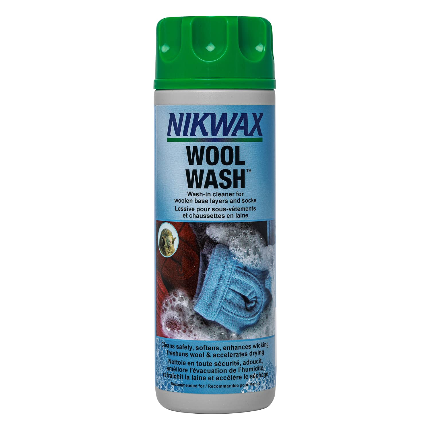 Nikwax Wool Wash - Gentle Detergent for Merino Wool & Delicate Fabrics - Perfect for Hiking, Travel & Outdoor Adventures