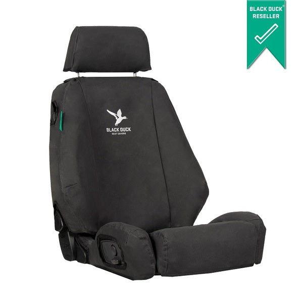 Premium Black Duck Canvas Seat Covers for LDV G10+ (2023 On) - Durable Grey Car Seat Protectors for Trucks & SUVs | Perfect for Off-Roading, Camping & Daily Commute