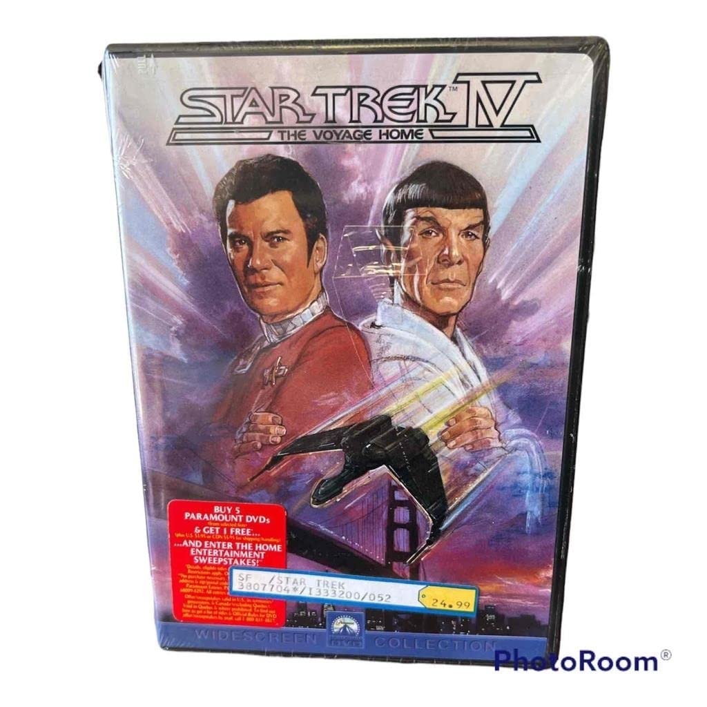 Star Trek IV: The Voyage Home (1986) | Classic Sci-Fi Movie DVD | Perfect for Trekkies & Sci-Fi Fans | Movie Night, Gift Idea, Collection Essential