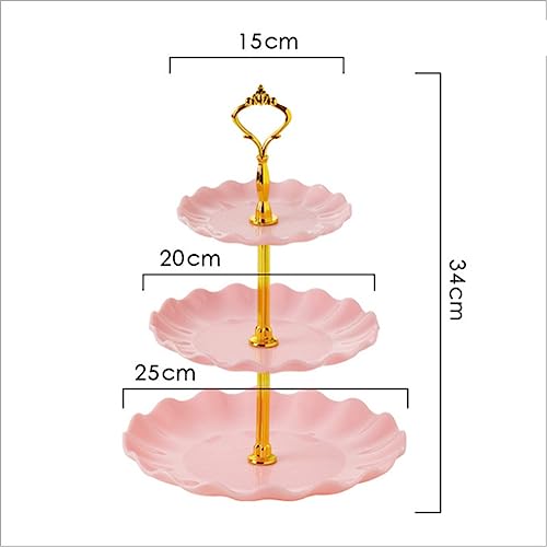 GARVEE 3-Tier Cupcake Stand - Elegant Dessert Tower for Candy, Fruit & Snacks Display - Perfect for Wedding, Christmas Party & Buffet Table Decor